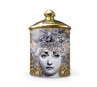 Fgjkt Lina Cavalieri Ceramic Aromatherapy Candle Jar, Fornase Pen Holder, Beauty Ceramic Storage Jar, Mini Vase, Candle Holder Tray, Home Decorative Bottles, Decorative Jars (C17)