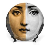 Fgjkt Lina Cavalieri Plate, Wall Decorative Plate, Mysterious Face Plate Wall Hanging Decoration,Including Bracket And Special Spring HooK (S11,10inch)