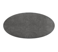 Fgjkt Washable Round Rugs, Lina Cavalieri Rugs for Living Room, Entryway Round Area Rug, Face Pattern Soft Non Slip Nursery Carpet for Bedroom Dining Coffee Table Decor,60 * 60cm