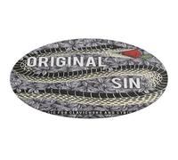 Fgjkt Washable Round Rugs, Lina Cavalieri Rugs for Living Room, Entryway Round Area Rug, Face Pattern Soft Non Slip Nursery Carpet for Bedroom Dining Coffee Table Decor,60 * 60cm