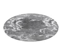 Fgjkt Washable Round Rugs, Lina Cavalieri Rugs for Living Room, Entryway Round Area Rug, Face Pattern Soft Non Slip Nursery Carpet for Bedroom Dining Coffee Table Decor,60 * 60cm