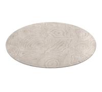 Fgjkt Washable Round Rugs, Lina Cavalieri Rugs for Living Room, Entryway Round Area Rug, Face Pattern Soft Non Slip Nursery Carpet for Bedroom Dining Coffee Table Decor,80 * 80cm