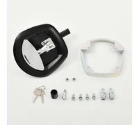 FGJQEFG Single to 3 Point Compression Truck Tool Box Latch Replacement,Zinc Alloy Whale Tail Toolbox Locks Paddle Lock Replacement T Handle with Keys for Truck, RV, Motorhome,Trailer Box