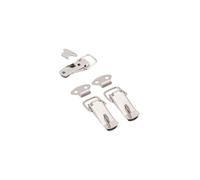 FGJsfhrDTU Stainless Steel Tension Clasp, 2 pcs Stainless Steel Toggle Hasp Latch With Lock Silver 72-130mm(201 Stainless Steel 90mm)