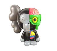 FGJUYLKvchgf 18CM XX-eye Semi-anatomical Monkey Doll,Home Display Cabinet Model A Collector's Item for Toy Lovers(Black)