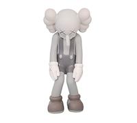 FGJUYLKvchgf 28CM XX Eyes Little Lie Bending Doll,Trendy Tabletop Ornament for Home Use Bearbrick A Collector's Item for Toy Lovers(Grey)