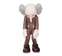 FGJUYLKvchgf 28CM XX Eyes Little Lie Bending Doll,Trendy Tabletop Ornament for Home Use Bearbrick A Collector's Item for Toy Lovers(Curry)