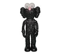 FGJUYLKvchgf 35CM XX Eye Sesame Street Doll,Sculptural Statue for Home Display Case Toy Ornament Doll Model Easy To Decorate(Black)