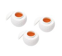 FGJUYLKvchgf Golf Ball Shaped Shot Glass 1.5oz Small Ball Shape Wine Cups Reusable Home Bar Parrty Game Decorations 3PCS