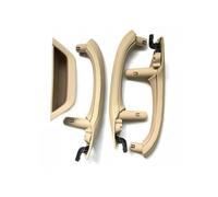 FGKDLDZCZM Car Interior Door Handle Car Interior Door Pull Handle Leather Cover Set Assembly Replacement Left & Right for BMW X3 X4 F25 F26 2010-2016(Right Driver Black)