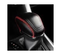 FGKDLDZCZM Door Window Pillar Trim for Toyota for Rav4 for XA50 2020-2023 Car Gear Shift Head Collars Knob Cover Protection Accessories PU Leather Interiorterior( Red Line)