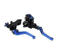 FGKDLDZCZM Folding Brake Clutch Levers ASV+Unbreakable+Levers - Motorcycle Brake Master Cylinder Lever Reservoir 1 Pair 7/8" Universal Clutch( Blue)