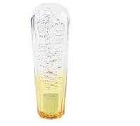 FGKDLDZCZM Gear Shift Knob 15cm Car Resin Auto Manual Gear Shift Knob Shifter Head Stick Crystal Transparent Bubble Replacement Handle Lever at MT(Yellow)