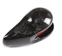 FGKDLDZCZM Gear Shift Knob Carbon Fiber Car Gear Shift Head Cover Trim for MACAN 718 911 for Panamera for Cayman for Boxster 2009-2021 Accessories(Forging Grain Style)