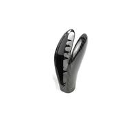 FGKDLDZCZM Gear Shift Knob Carbon Fiber Gear Knob Cover Trim Car Center Console Interior for Cayenne 2004-2009 Sticker(C)