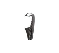 FGKDLDZCZM Gear Shift Knob for BMW E60 E70 E71 2008-2013 5 Series for X5 for X6 Real Carbon Fiber Shift Gear Knob Head Cover Case Car Interior Accessories LHD(Black Carbon Fiber)