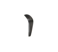 FGKDLDZCZM Gear Shift Knob for BMW E90 E92 E93 E87 E53 E83 2005-2012 Hemming Style Styling Carbon Fiber Gear Shift Knob Sleeve Cover Car Accessories(2 Black)
