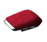 FGKDLDZCZM Gear Shift Knob for Changan UNI-K 2021-2024 Suede Wrap ABS Center Console Gear Shifter Knob Handle Cover Trim Sticker Car Interior Accessories(Red)
