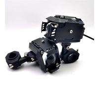 FGKDLDZCZM Motorcycle Hi/Lo Beam Running Light Mini 2.5inch LED Spot Lights Front Lighting System for Motorcycles Includes Strobe Parking Lights