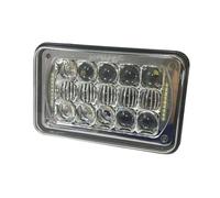 FGKDLDZCZM Motorcycle Hi/Lo Beam Running Light Truck Lights Square 4x6 Inch LED Headlight Waterproof Driving Lamp For XR250 XR400 XR650 For Suzuki For DRZ Car For Offroad Motorcycle (Chrome B)