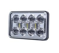 FGKDLDZCZM Motorcycle Hi/Lo Beam Running Light Truck Lights Square 4x6 Inch LED Headlight Waterproof Driving Lamp For XR250 XR400 XR650 For Suzuki For DRZ Car For Offroad Motorcycle (Chrome A)