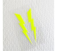 FGLFPXI A Pair Of Motorcycle Stickers Lightning Car Body Reflective Waterproof Decal