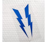 FGLFPXI A Pair Of Motorcycle Stickers Lightning Car Body Reflective Waterproof Decal