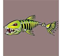 FGLFPXI Fish Bones Skeleton Sticker Waterproof Fun and Whimsical-Cool Creative Motorcycle Car Helmet Laptop Bumper Cartoon Cup