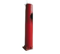 FGNIWAAE 1pcs 180cm Basketball Pole Padding Wrap Around - Shock Absorbing Column Pads for Gym, Garage, and Sports(Red,8cm)