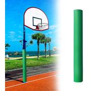 FGNIWAAE 1pcs 5.9 FT Basketball Pole Pad - Shock Absorbing Protective Wrap for 4''-8'' Diameter Poles - Ideal for Gym, School, Club Use(Green,165mm)