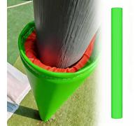 FGNIWAAE 1pcs for 2-12 Inch Dia Poles - Basketball Hoop Protector, Garage & Basement Column Pad, Shock Absorbing Wrap Around Cover(Green,13cm)