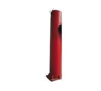 FGNIWAAE 1pcs Heavy Duty Basketball Pole Protector - 6ft Shock Absorbing Padding for Kids and Athletes, Fits 2" to 8" Dia Poles(Red,8cm)