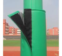 FGNIWAAE 1pcs Shock Absorbing Basketball Pole Protector for 3"-10" Dia Columns - for Schools, Community Centers, Garages(Green,90cmx10cm)
