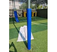FGNIWAAE 1pcs Shock Absorbing Basketball Pole Protector for 3"-10" Dia Columns - for Schools, Community Centers, Garages(Blue,90cmx10cm)