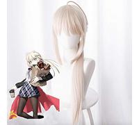 FGO Fate Grand Order 3th Cosplay Wigs Saber Altria Pendragon Cosplay Wigs Heat Resistant Synthetic Anime Cosplay Wig Halloween