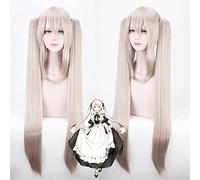 Fgo Fate Grand Order Marie Antoinette Cosplay Wig With Two Long Straight Chip Ponytails Marie Antoinette Synthetic Hair Wigs One Size Pl-497