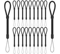FgofhFu Phone Hand Wrist Strap Lanyard for Cellphone,Mobile Phone,Camera,GoPro, PSP, Flashlight,Keys, Keychains, USB Flash Drives and More Device (Black-20Pcs)