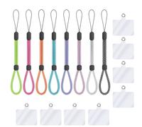 FgofhFu Phone Hand Wrist Strap Lanyard, Reflective Adjustable Nylon Colorful Phone Lanyard Wrist Strap for Mobilephone, Camara, USB Flash Drive, ID Name Tag Badge
