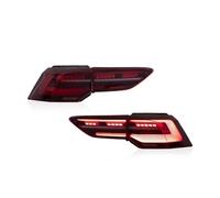 FGOFJG Rear taillights For VW For Golf 8 2020-up DRL Reverse Brake Turning Signal Car Rear Tail Light Assembly Plug And Play Pair Of LED Lights License plate lights(Red)