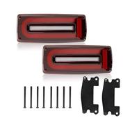 FGOFJG Rear taillights Full LED Taillight Lamps w/LED Turn Signal Light Replacement Bulbs For Mercedes W463 G-Class G500 G550 G55 G63 For AMG Tail Brak License plate lights(Red Lens)