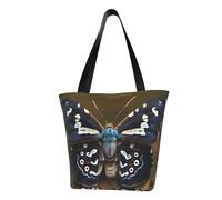 FGPkjh Beautiful moth wings Print Lightweight Shoulder Bag Summer Outings Tote Bags Travel Hiking Work Casual Use
