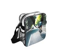 FGPkjh Car and Bicycle Print Lunch Bag for Daily Office Travel Work Beach Trips Picnic Clear Food Container