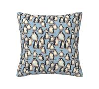 FGPkjh Cute Penguin Print Soft Throw Pillow Covers Square Cushion Cases Couch Sofa Bed Home Living Room Car