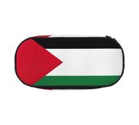 FGPkjh Palestine Flag Print Functionality Pencil Case School Stationery Supplies Makeup Travel Daily Essentials