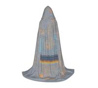 FGPkjh Programming Code Print Hooded Cape Cloak Cosplay Costume Carnival Events For Celebrations Outdoor Travel