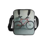 FGPkjh Retro Bicycle Pattern Print Lunch Bag for Daily Office Travel Work Beach Trips Picnic Clear Food Container