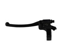 Fgpvqdbh Brake Clutch Levers Motorcycle Universal 25mm Aluminum Alloy Motorcycle Front Left Brake Clutch Lever with Lens Holder(Black)