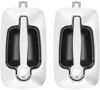 Fgpvqdbh Chrome Outer Door Handle for International for 4100 4200 7300 4400 Lever Truck Exterior Door Handles Front Left/Right with Key Hole