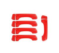 Fgpvqdbh Chrome Outer Door Handle for Jeep for Wrangler for JL 2018-2023 Car Exterior Side Door Handle Tailgate Handle Decoration Cover Stickers