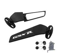 FGRggds Handlebar Mirror For SUZUKI GSXR 125/150/600/750/1000 GSX-R Motorcycle CNC Rearview Mirror Fixed Wing(001)